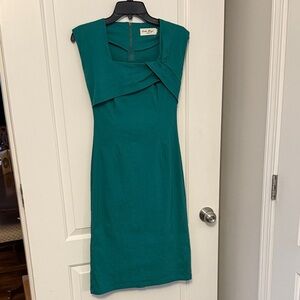 Bettie Page Emerald Green Midi Dress